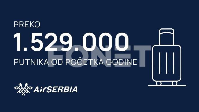 Više od 1,5 miliona putnika